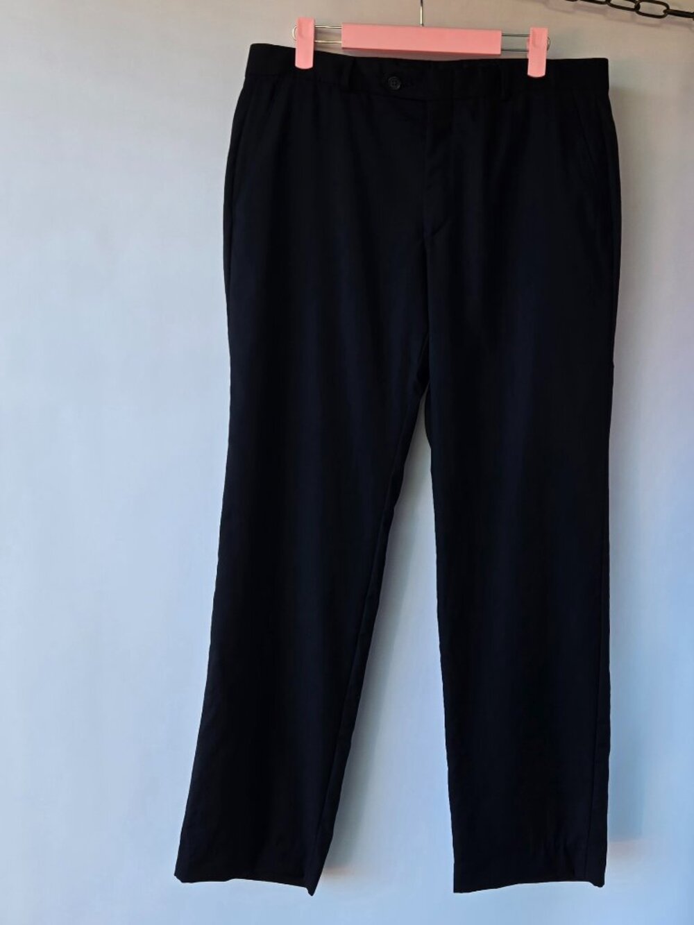 LAUREN Ralph Lauren Black Wool Classic Slacks P 32W x 30L Office